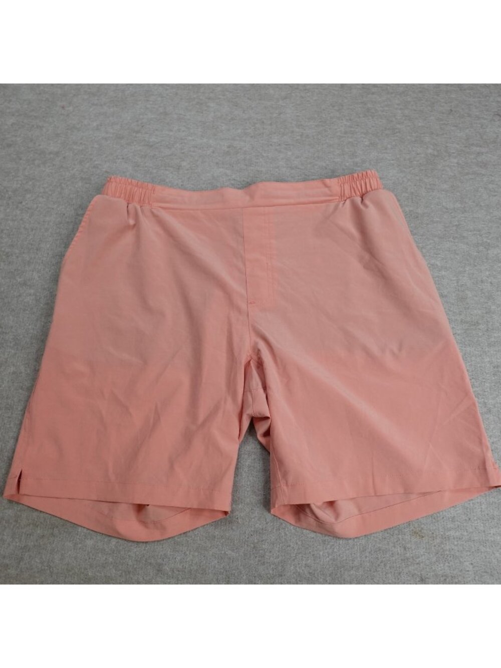 Flylow Mens Shorts XL Pink Coral Solid 7.5" in Stretch Waist